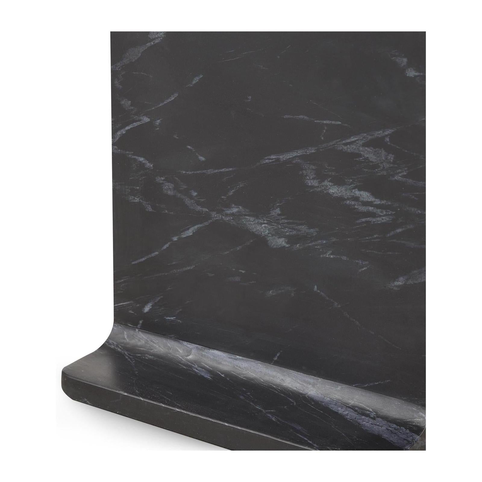 Classic Home Delaney Marble Rectangle Accent Table