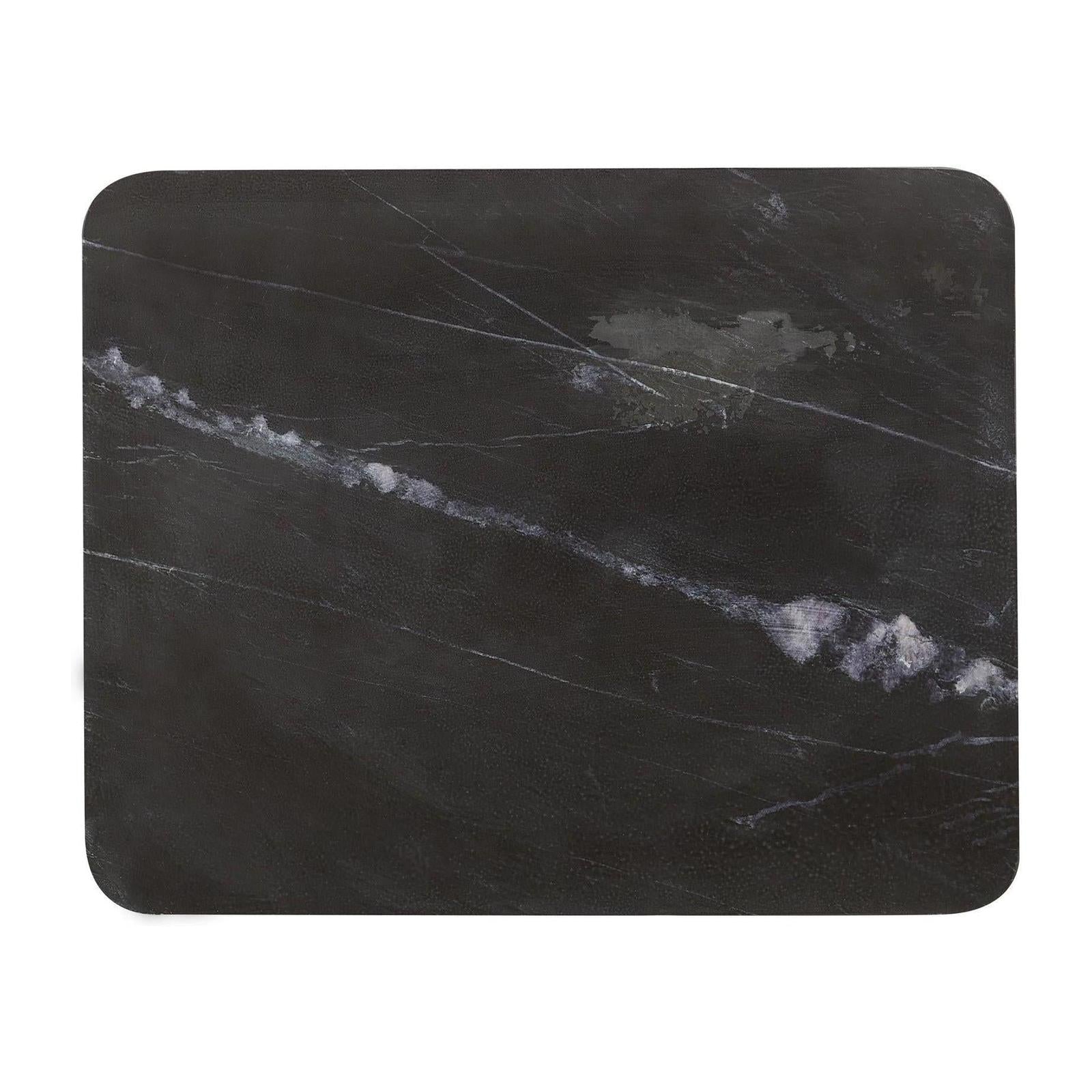 Classic Home Delaney Marble Rectangle Accent Table