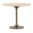 Classic Home Malani Travertine Round Dining Table
