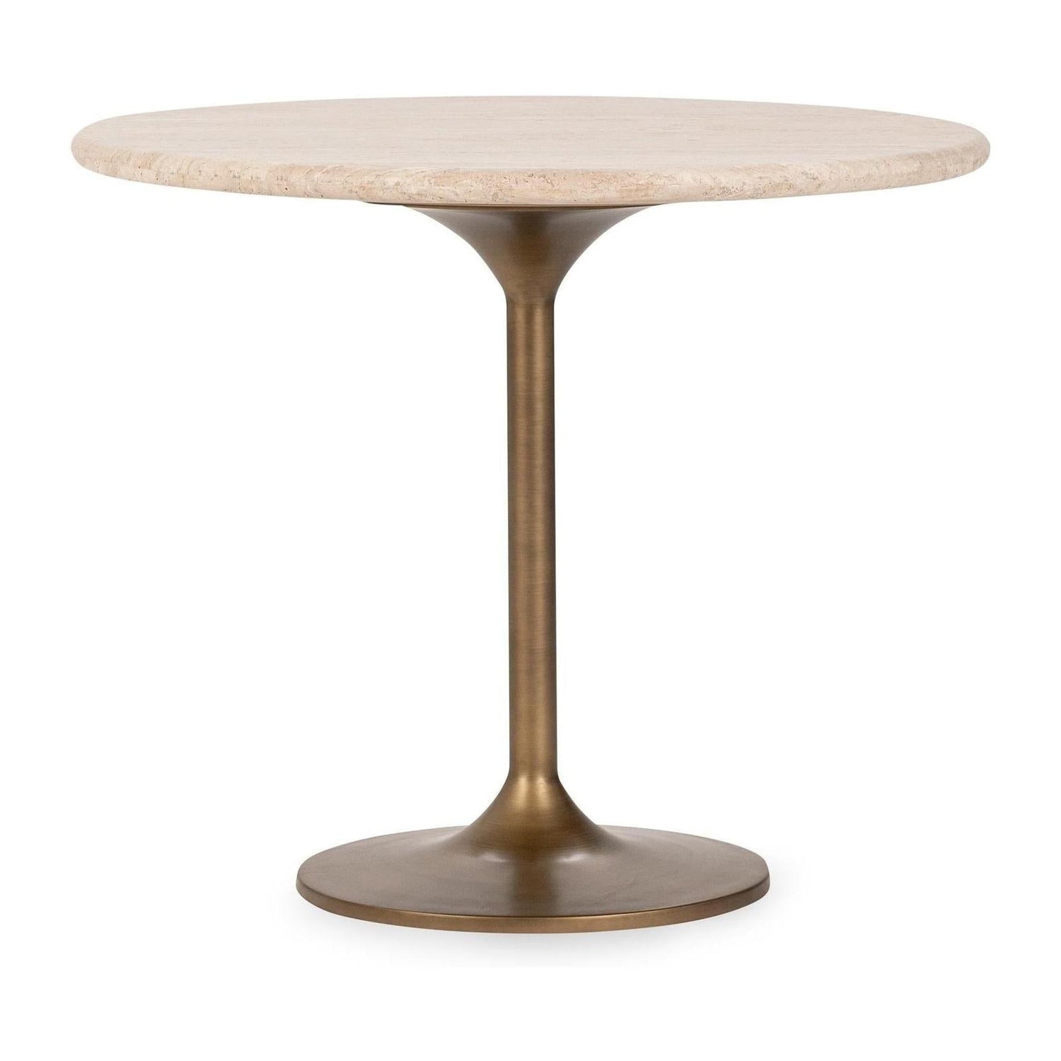 Classic Home Malani Travertine Round Dining Table