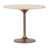 Classic Home Malani Travertine Round Dining Table