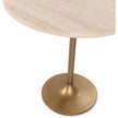 Classic Home Malani Travertine Round Dining Table