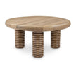 Classic Home Ilaria Reclaimed Wood Round Coffee Table