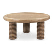 Classic Home Ilaria Reclaimed Wood Round Coffee Table