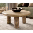 Classic Home Ilaria Reclaimed Wood Round Coffee Table