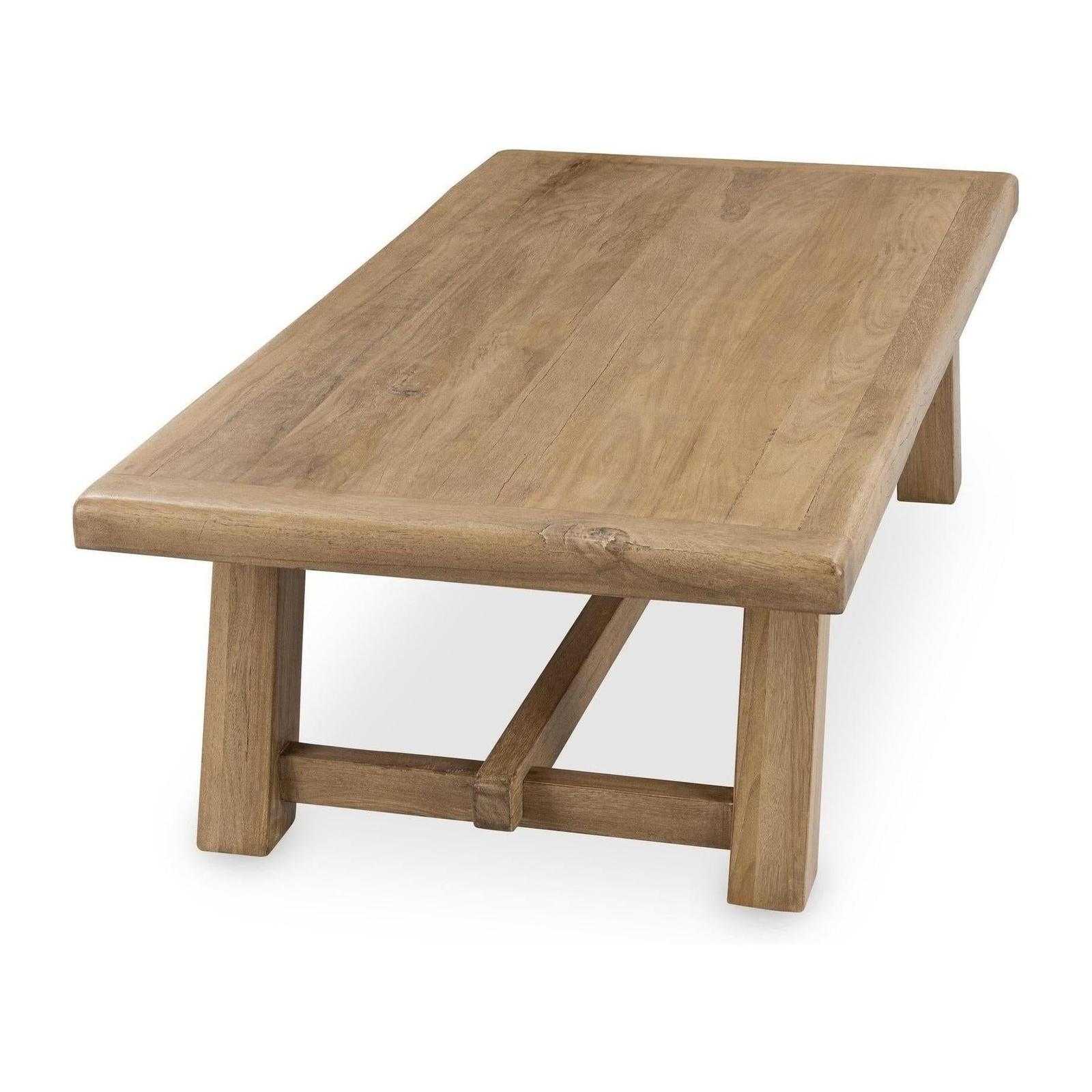 Classic Home Valen Reclaimed Wood Coffee Table