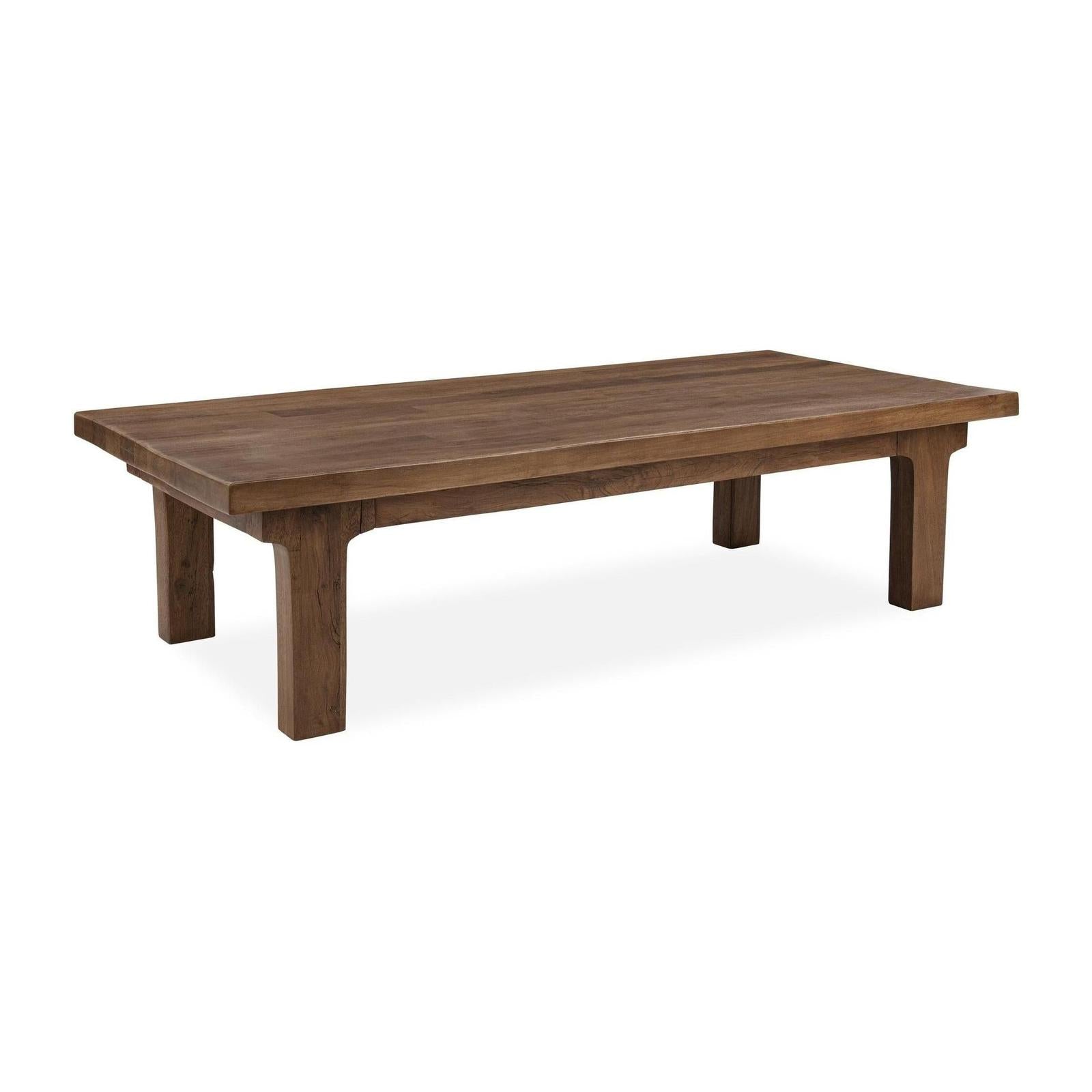 Classic Home Carmel Reclaimed Wood Rectangle Coffee Table