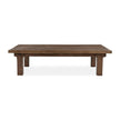 Classic Home Carmel Reclaimed Wood Rectangle Coffee Table