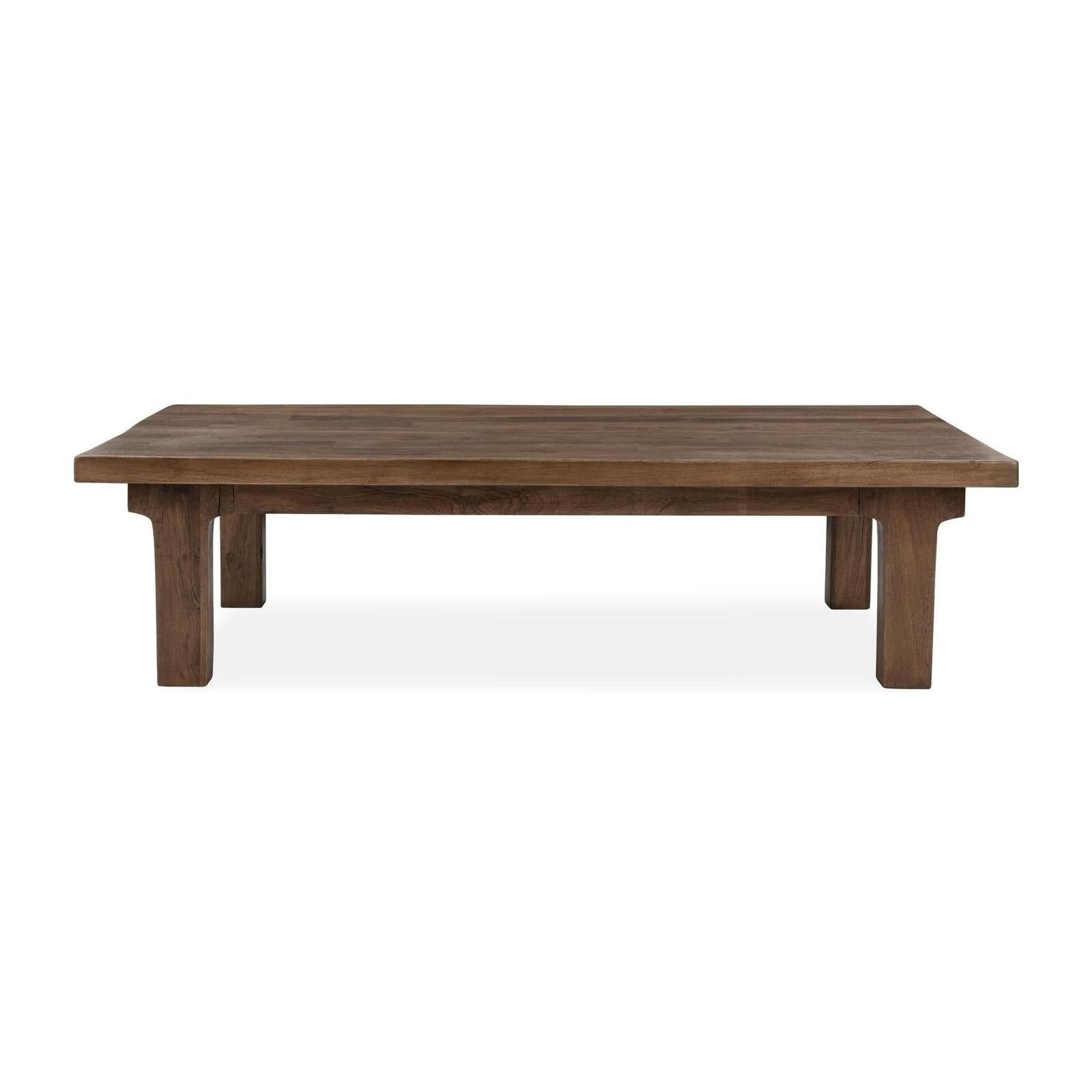 Classic Home Carmel Reclaimed Wood Rectangle Coffee Table