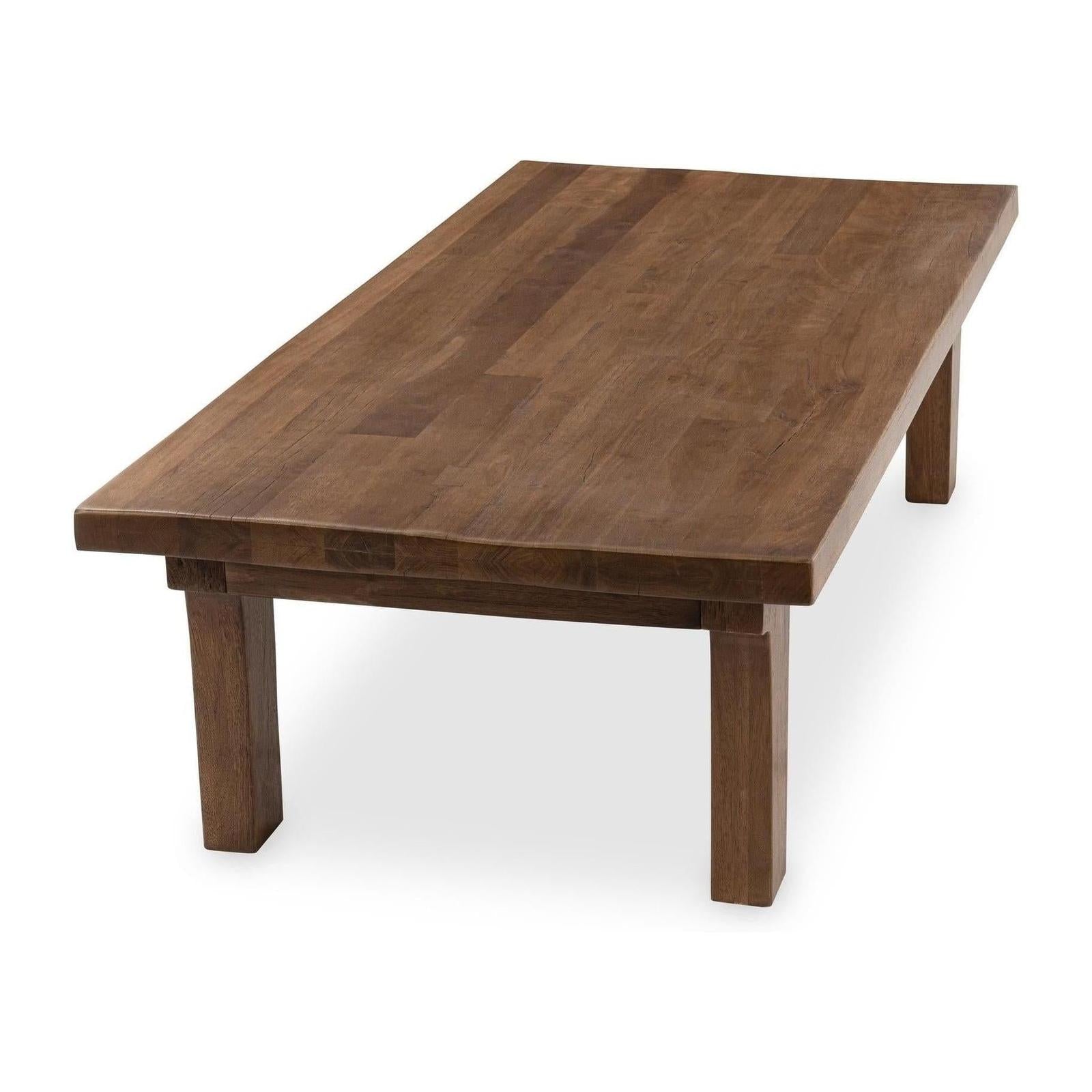 Classic Home Carmel Reclaimed Wood Rectangle Coffee Table