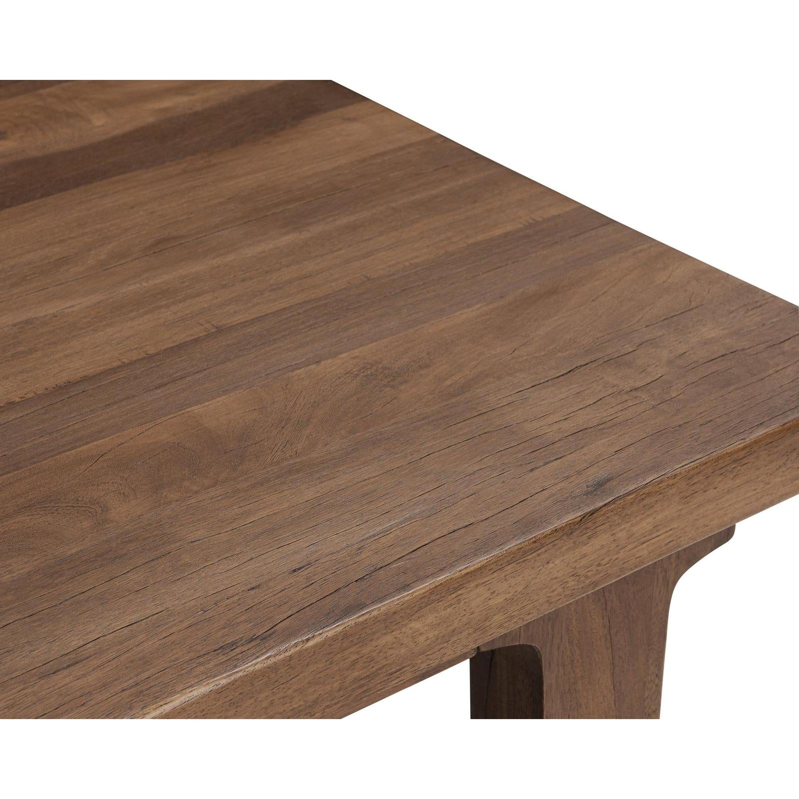 Classic Home Carmel Reclaimed Wood Rectangle Coffee Table