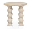 Classic Home Adir Solid Wood Round End Table
