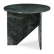 Classic Home Briley Marble Round Accent Table Large