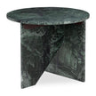 Classic Home Briley Marble Round Accent Table Large