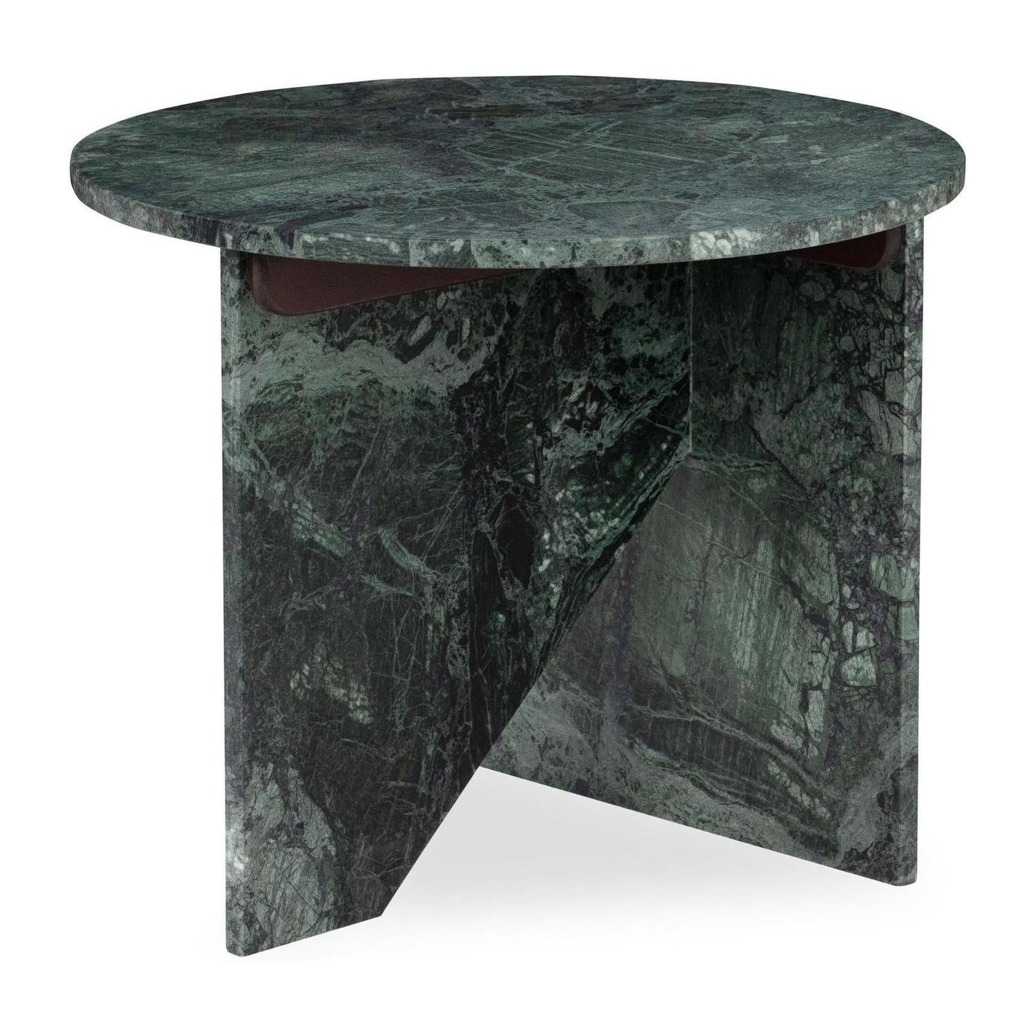 Classic Home Briley Marble Round Accent Table Large