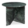 Classic Home Briley Marble Round Accent Table Large