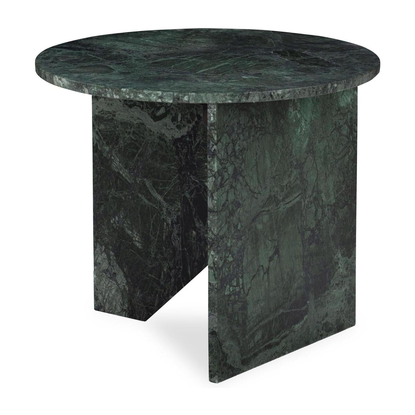 Classic Home Briley Marble Round Accent Table Large