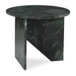 Classic Home Briley Marble Round Accent Table Large