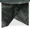 Classic Home Briley Marble Round Accent Table Large