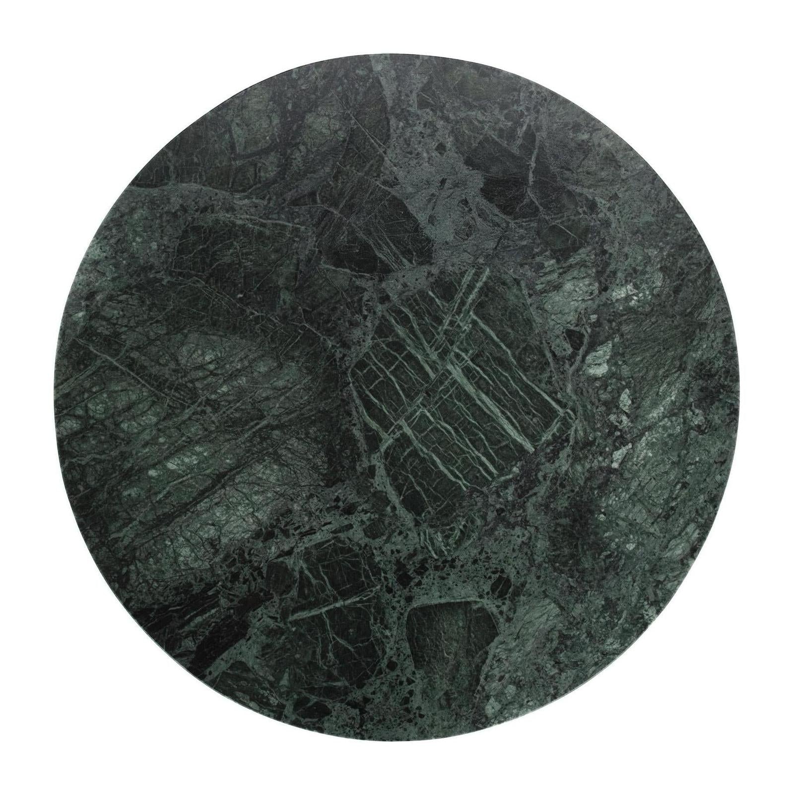 Classic Home Briley Marble Round Accent Table Large