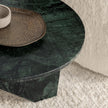 Classic Home Briley Marble Round Accent Table Large