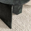 Classic Home Briley Marble Round Accent Table Large