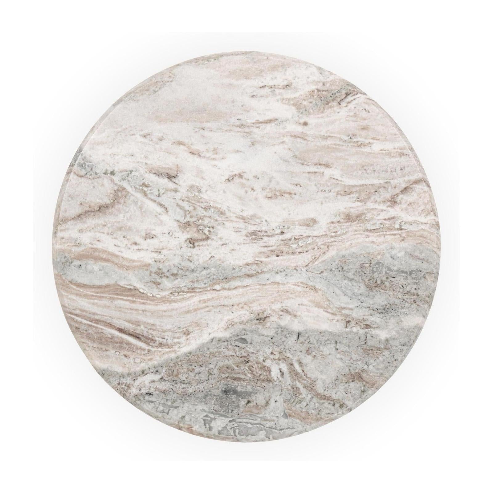Classic Home Nordens Marble Round Coffee Table