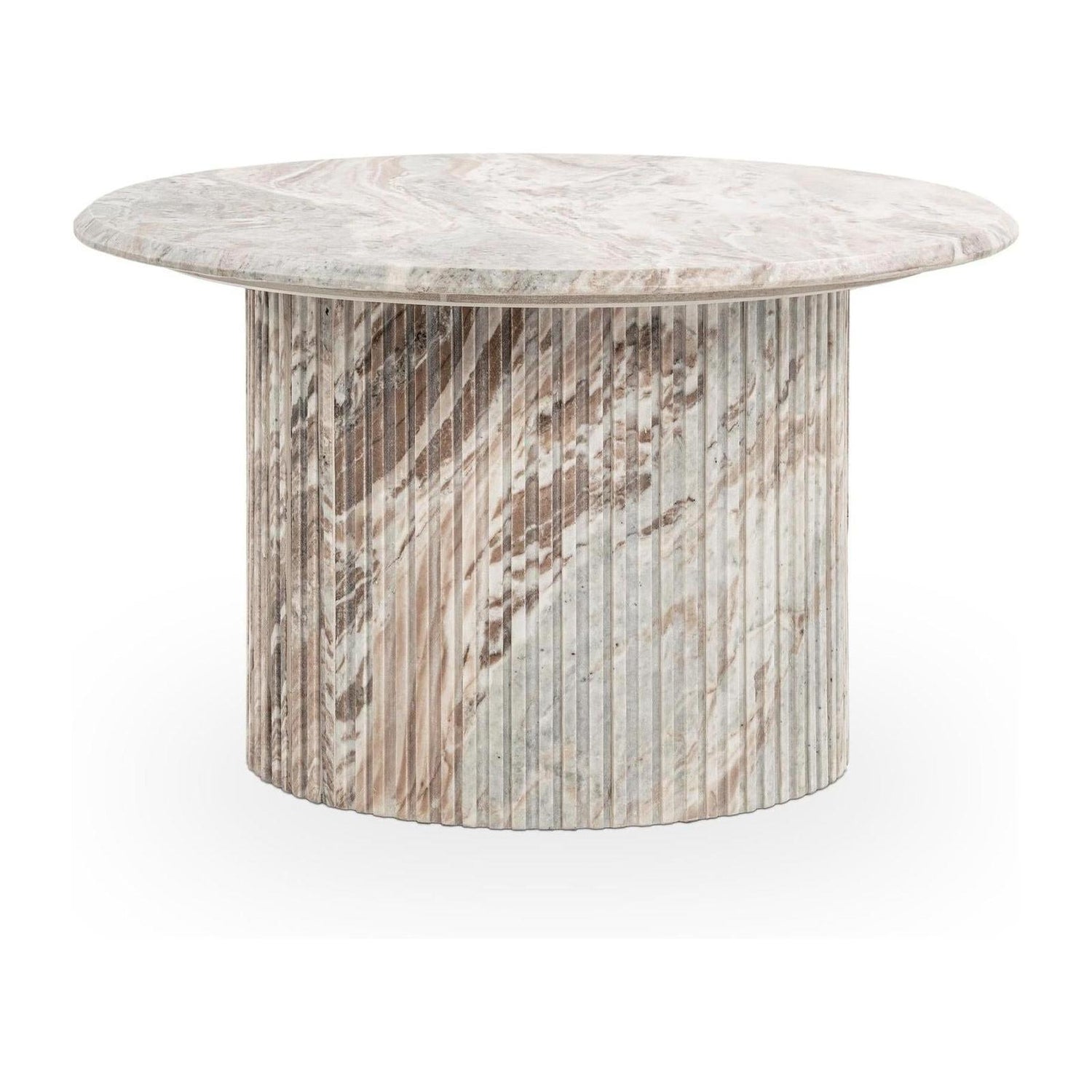 Classic Home Nordens Marble Round Coffee Table