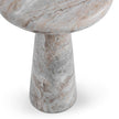 Classic Home Huxley Marble Round Accent Table