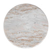 Classic Home Huxley Marble Round Accent Table