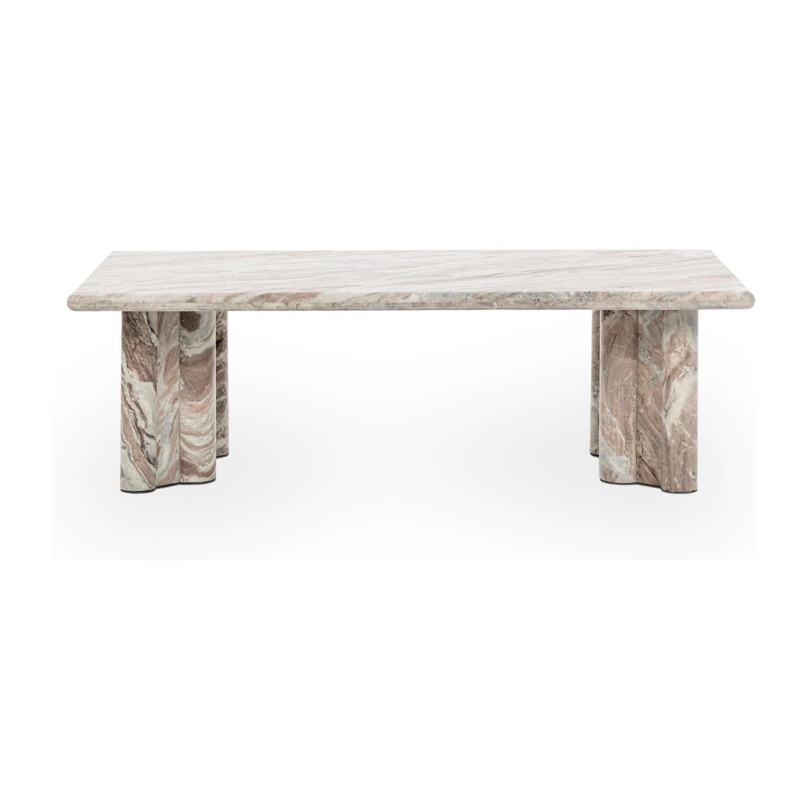 Classic Home Bowman Marble Rectangular Coffee Table