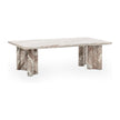 Classic Home Bowman Marble Rectangular Coffee Table