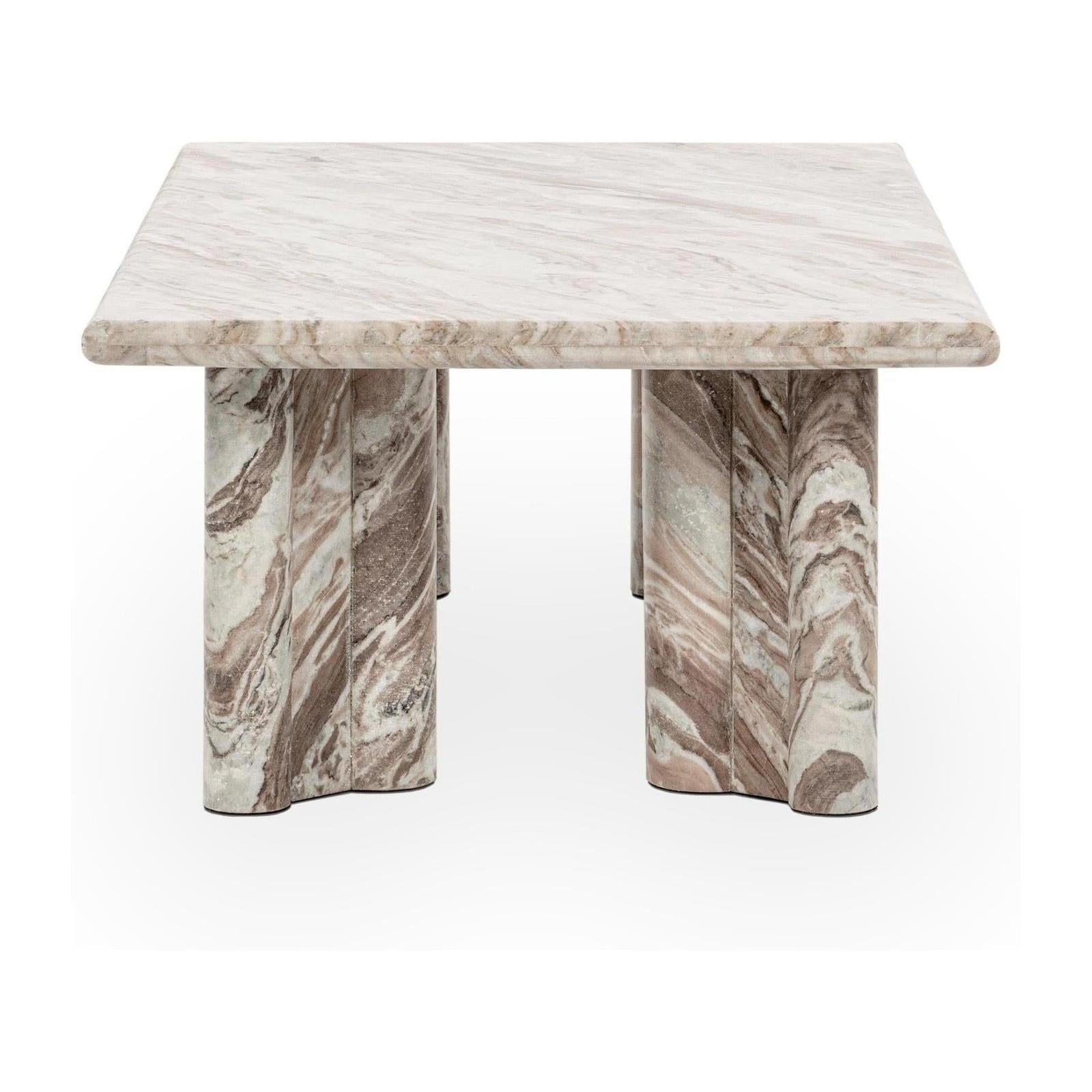 Classic Home Bowman Marble Rectangular Coffee Table