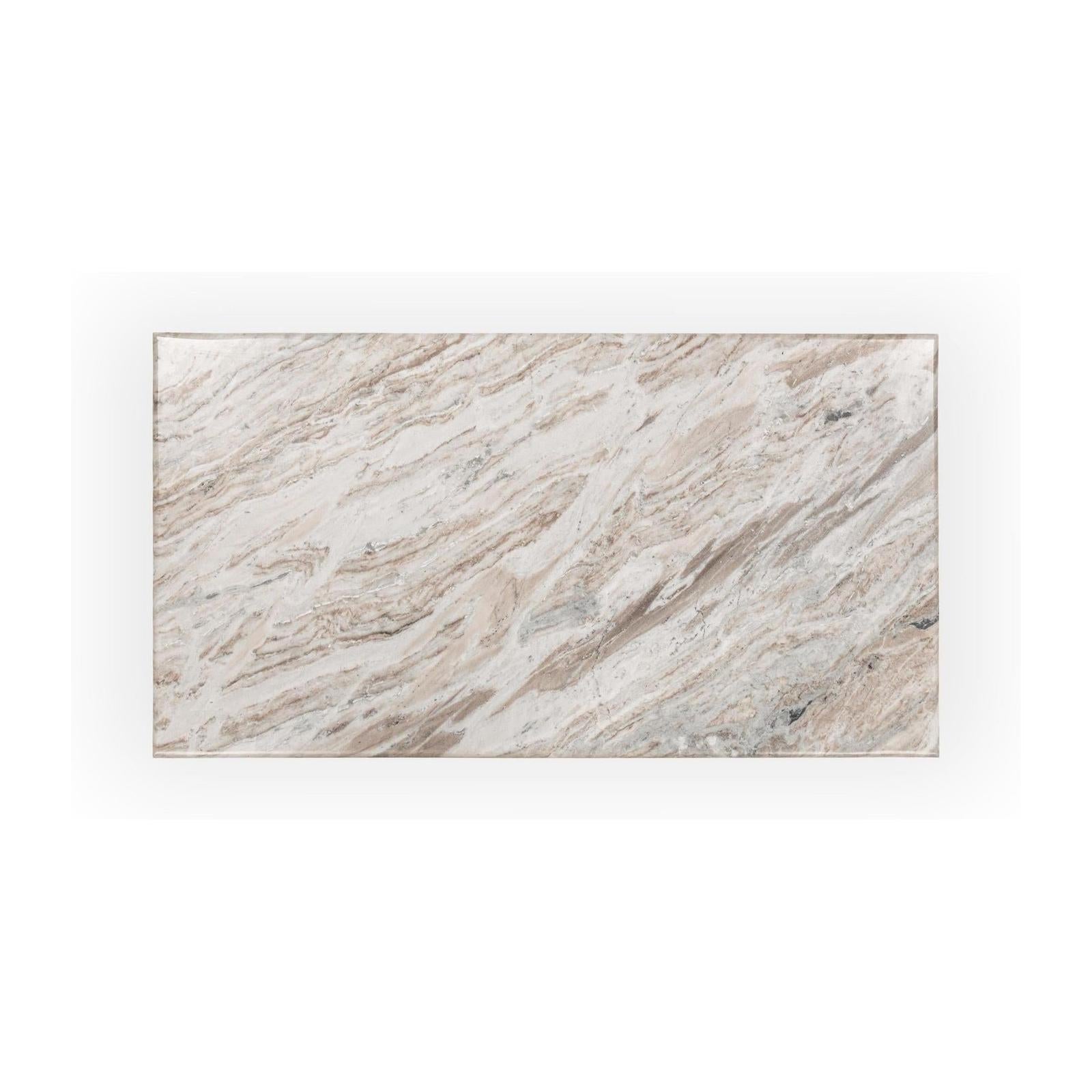 Classic Home Bowman Marble Rectangular Coffee Table