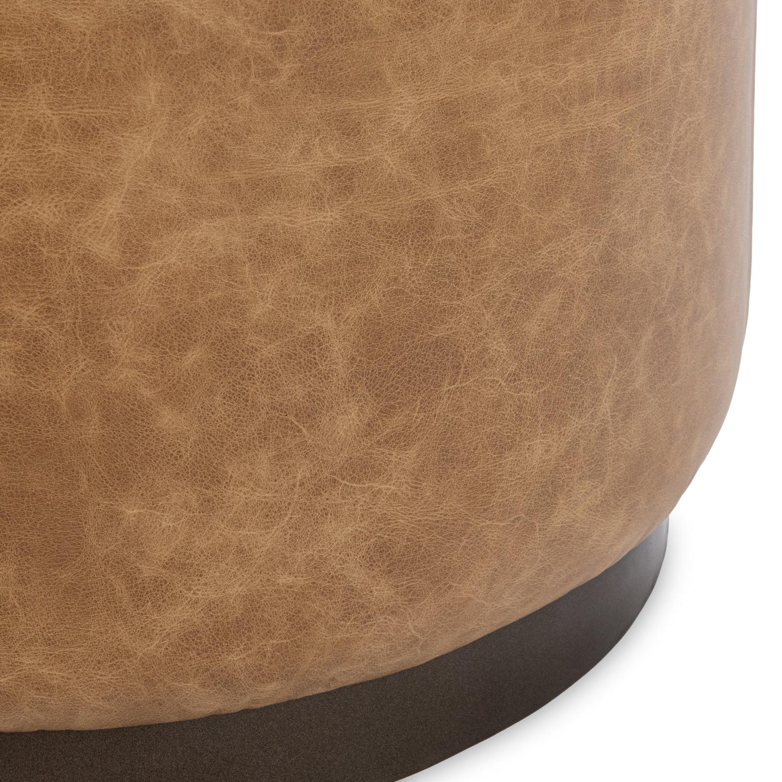 Classic Home Clair Round Accent Stool