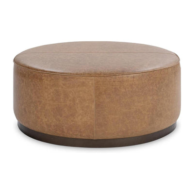 Classic Home Clair 40" Round Ottoman