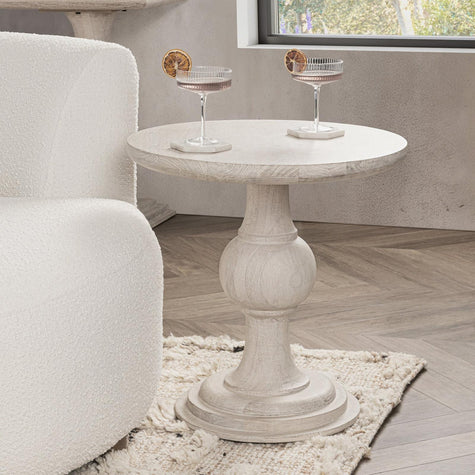 Classic Home Hera Round End Table