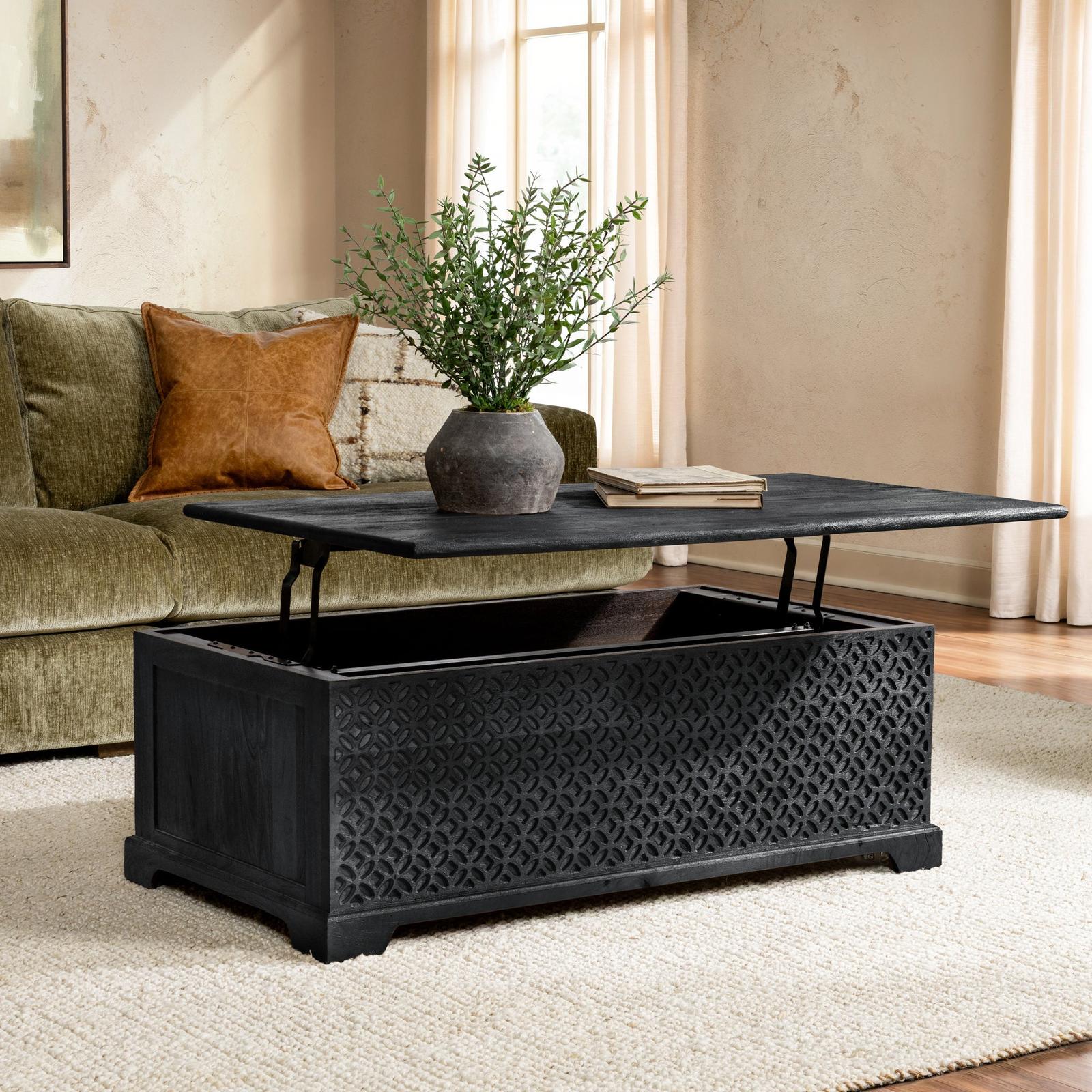 Classic Home Hollis Lift-Top Coffee Table