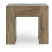 Classic Home Bristol Solid Wood Square End Table