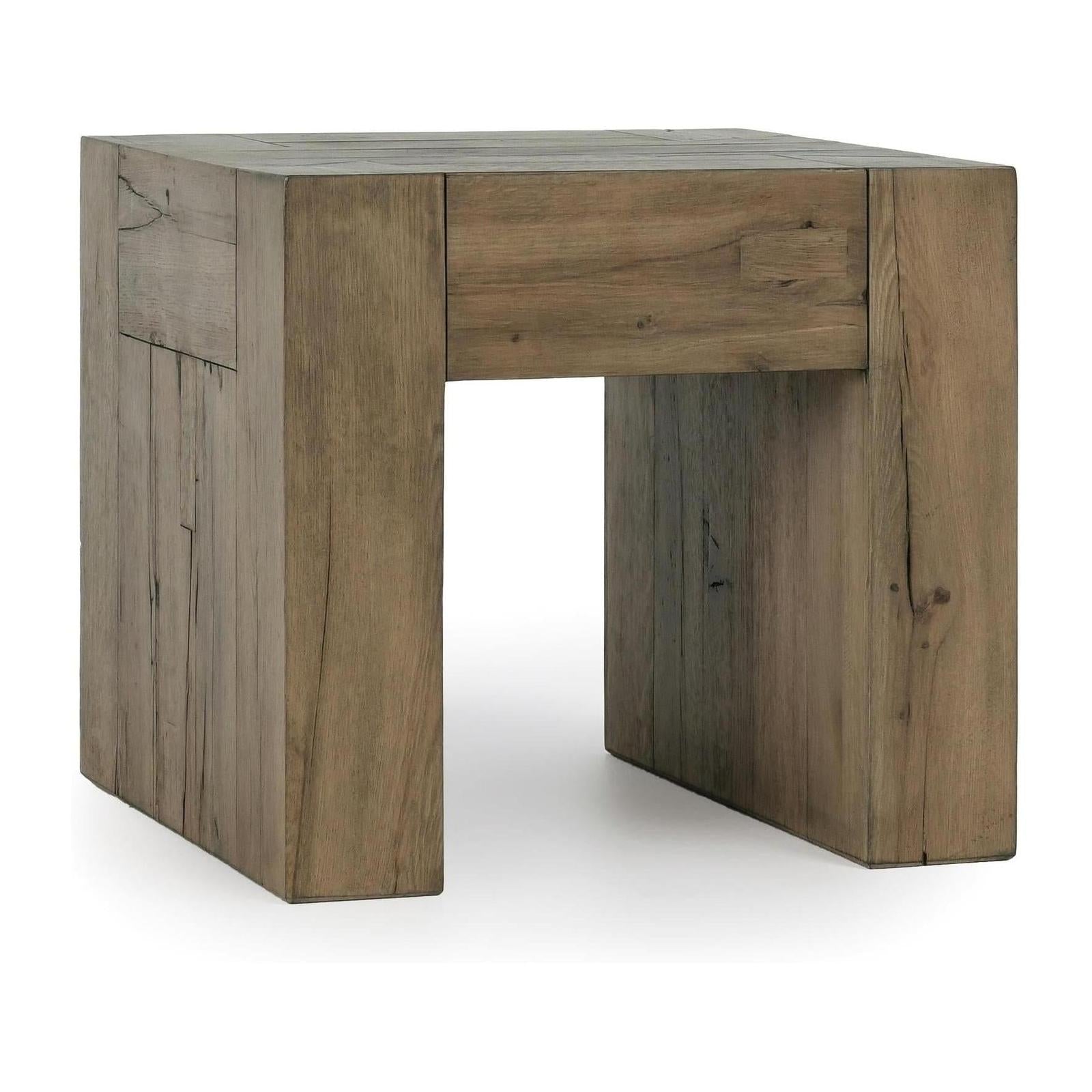 Classic Home Bristol Solid Wood Square End Table