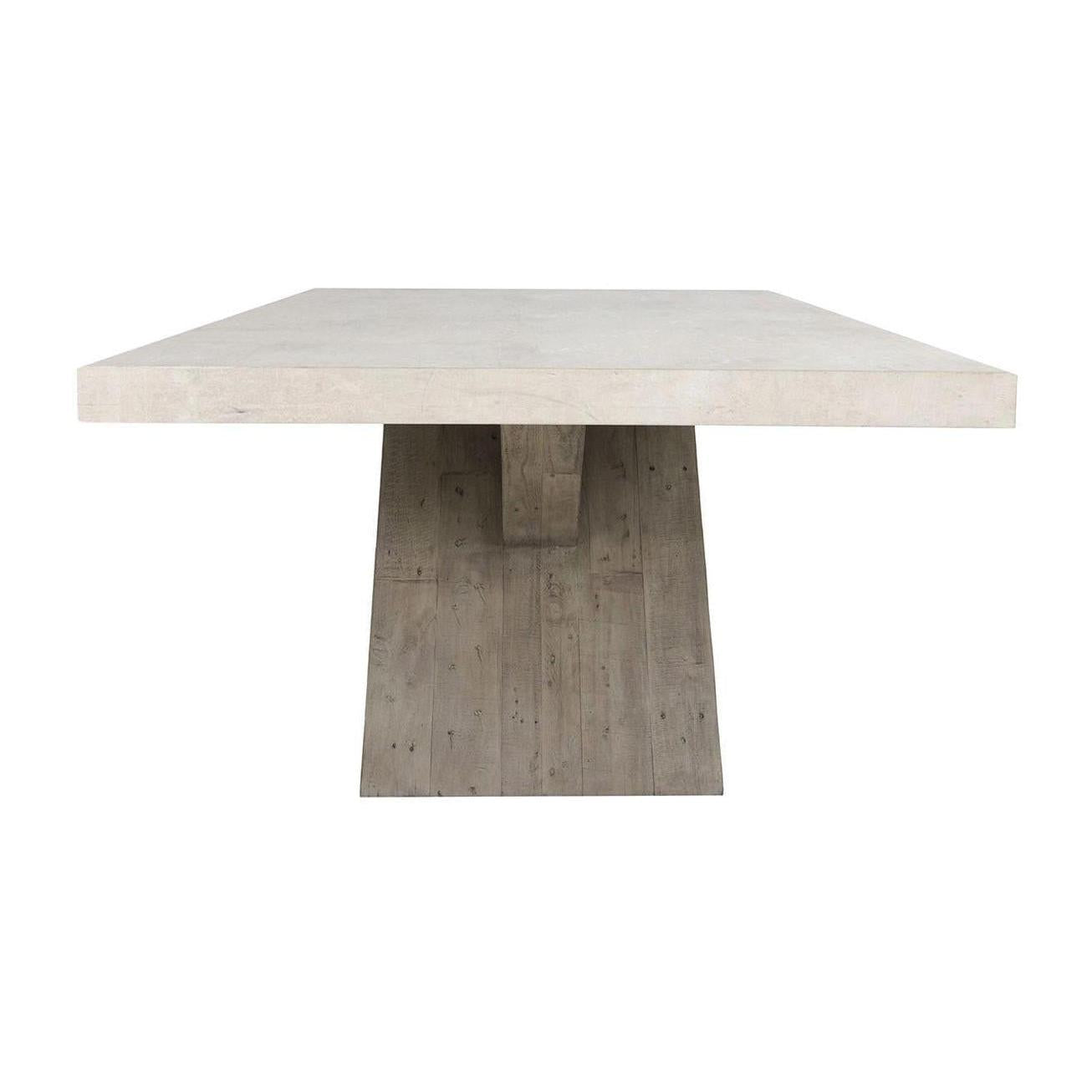 Classic Home Durant Solid Wood Rectangle Dining Table