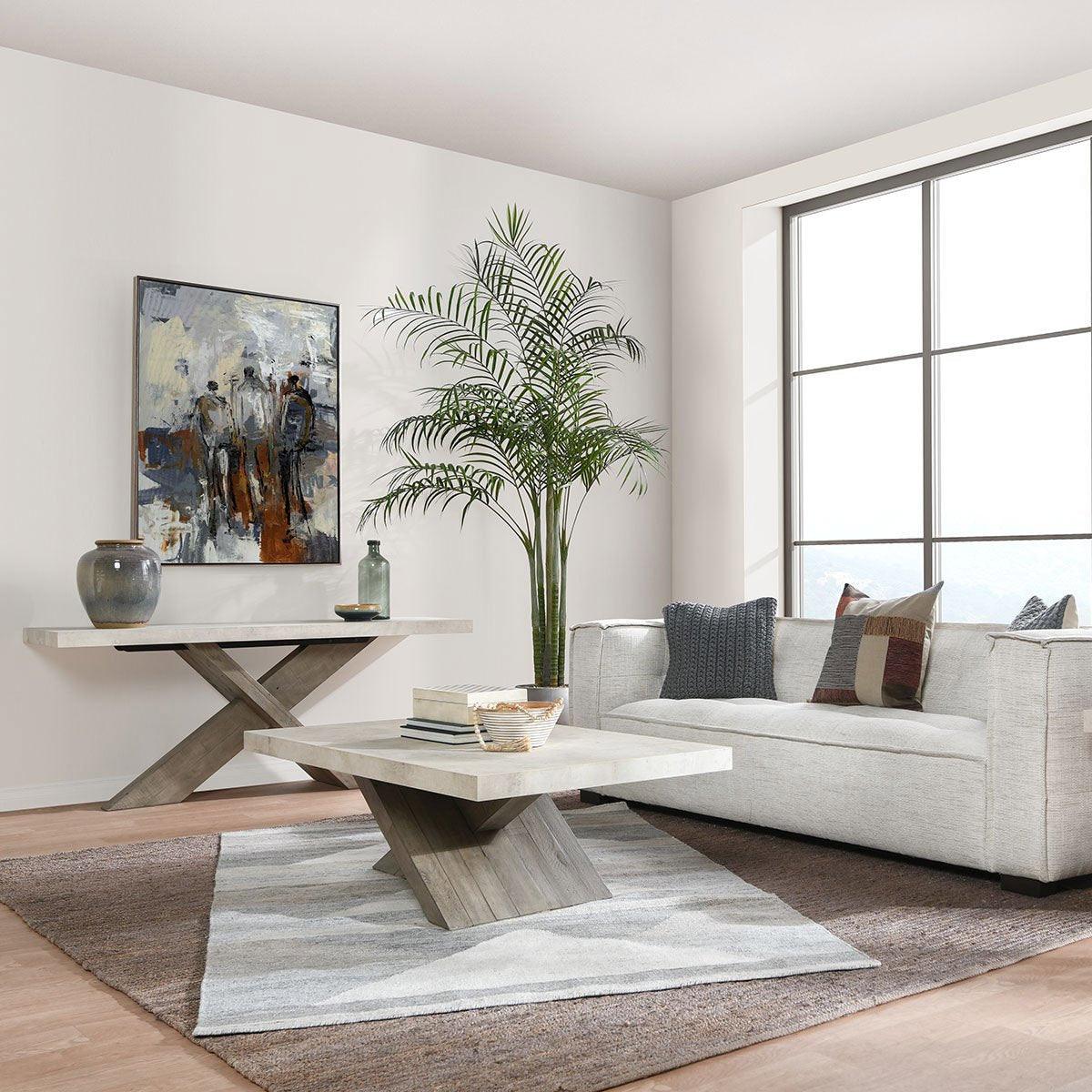 Classic Home Durant Rectangle Console Table
