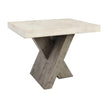Classic Home Durant Solid Wood Rectangle End Table