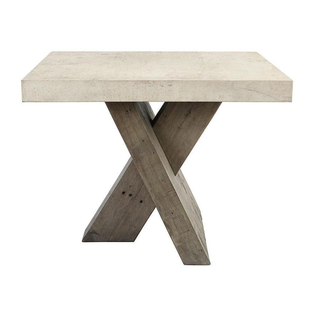Classic Home Durant Solid Wood Rectangle End Table
