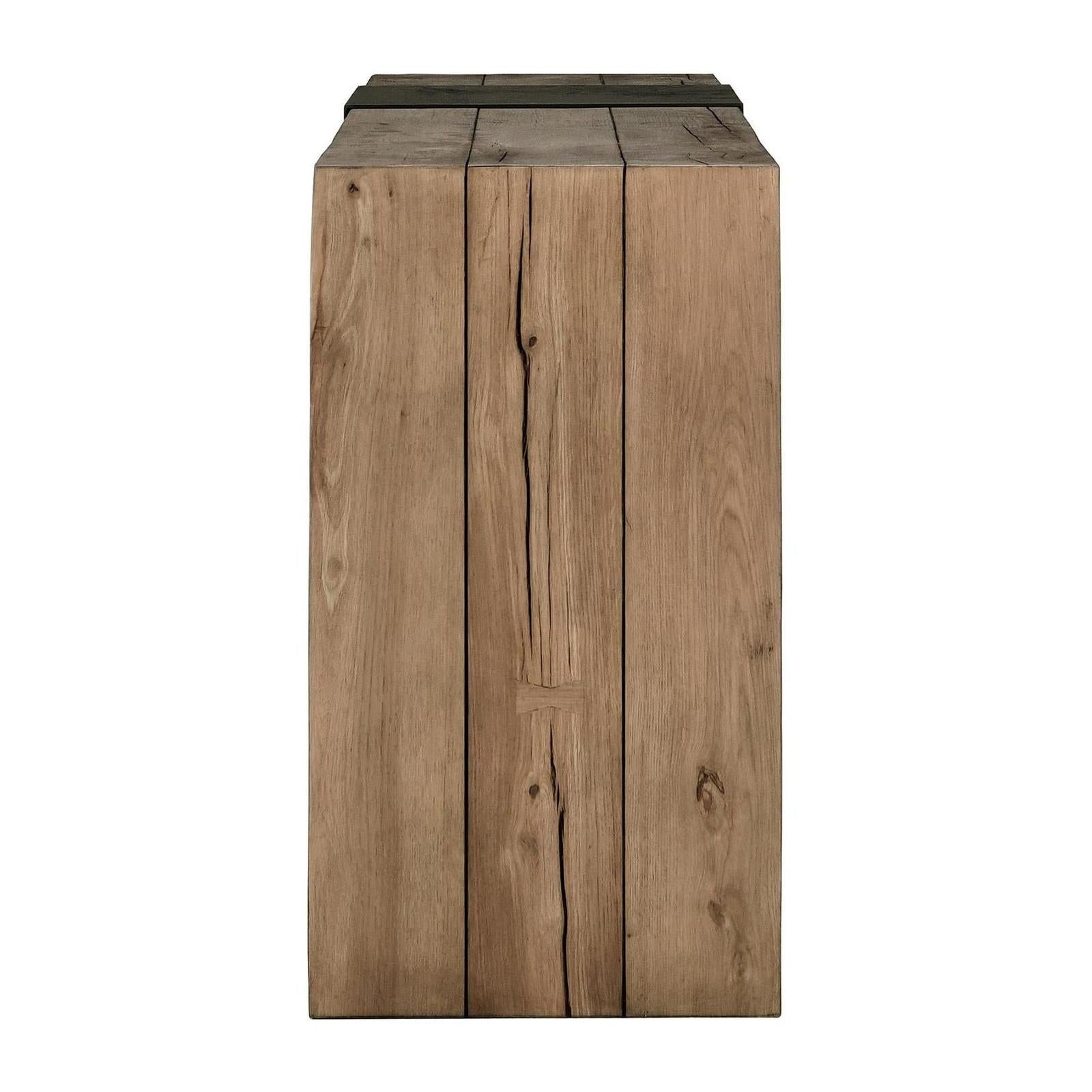 Classic Home Danica Solid Wood Rectangle Console Table