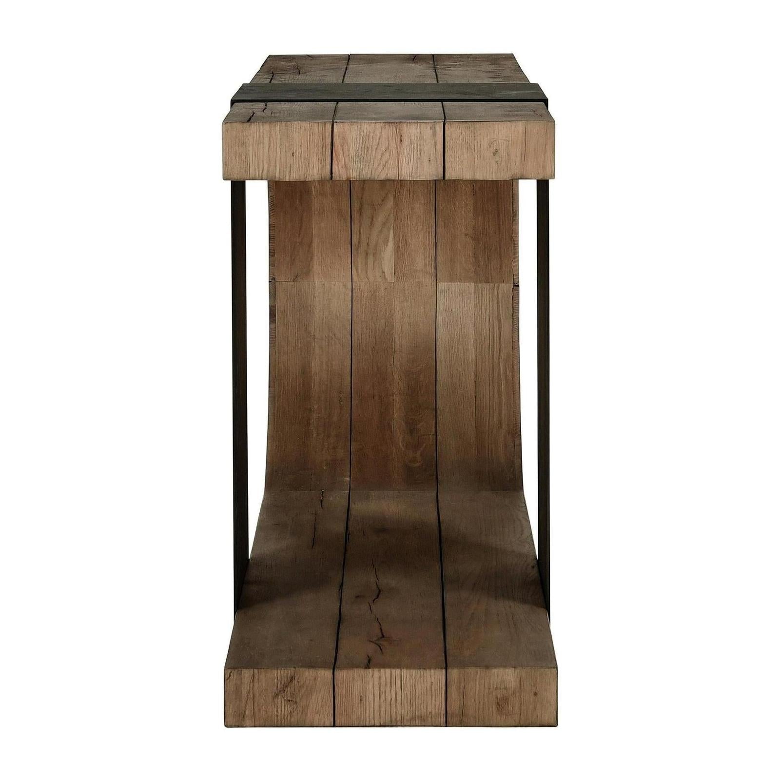 Classic Home Danica Solid Wood Rectangle Console Table