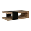 Classic Home Danica Solid Wood Rectangle Coffee Table