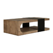 Classic Home Danica Solid Wood Rectangle Coffee Table