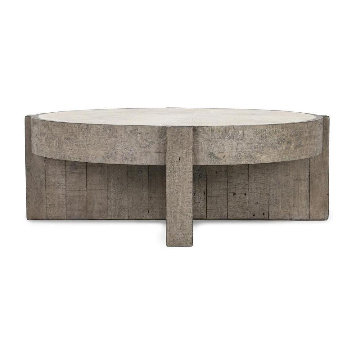 Classic Home Sonoma Solid Wood Round Coffee Table