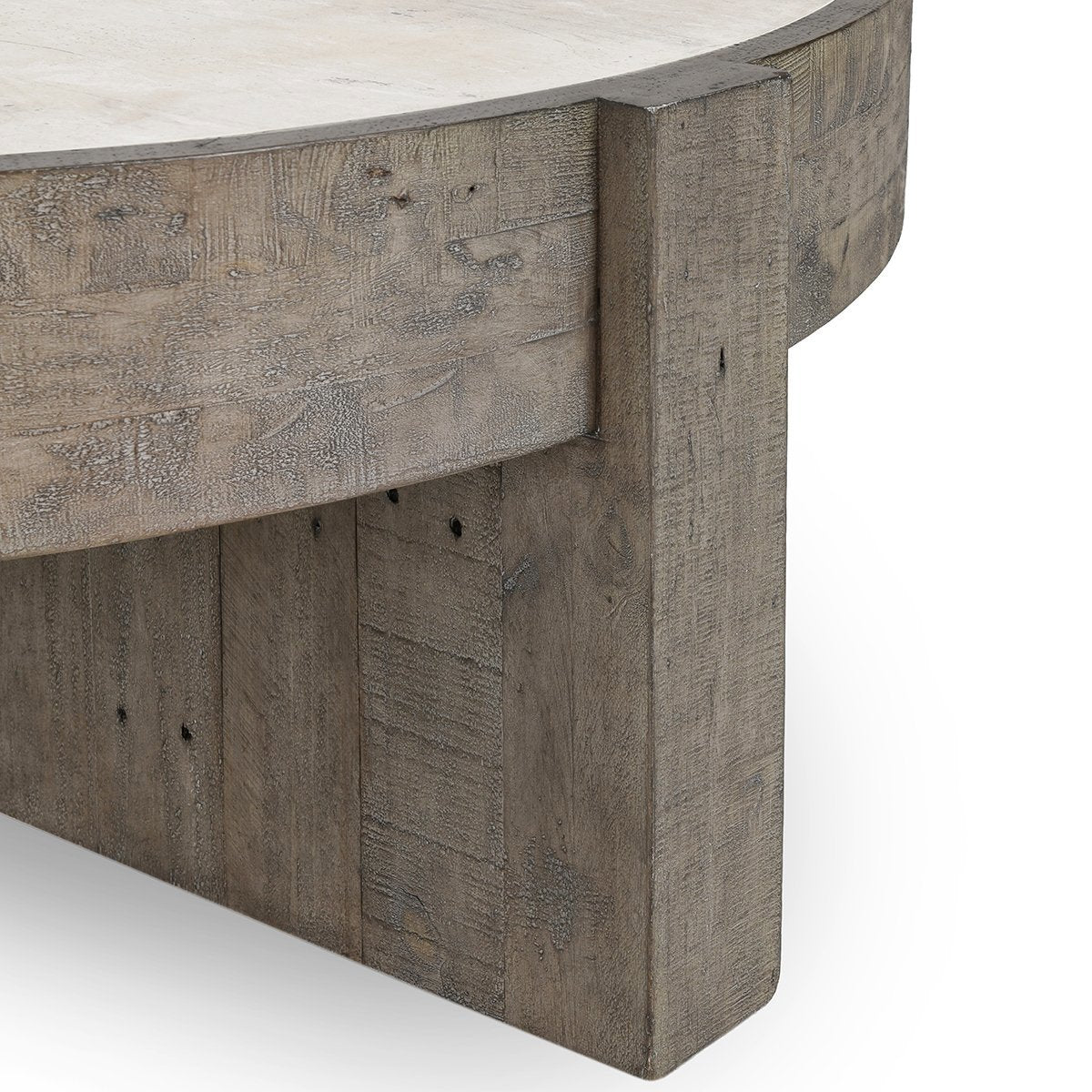 Classic Home Sonoma Solid Wood Round Coffee Table